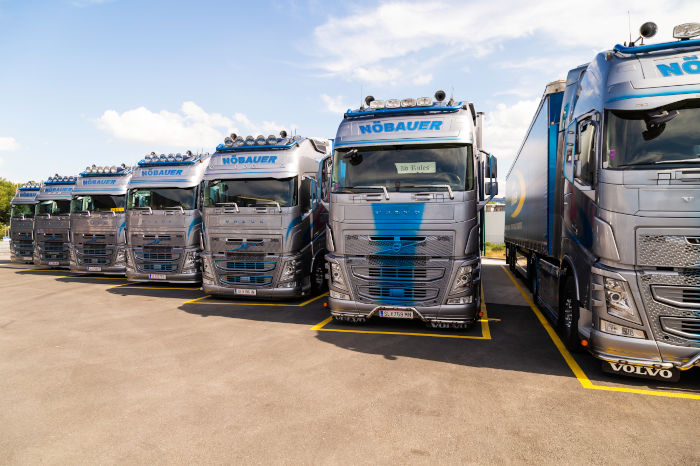 Nöbauer Transport und Logistik Seekirchen Fuhrpark